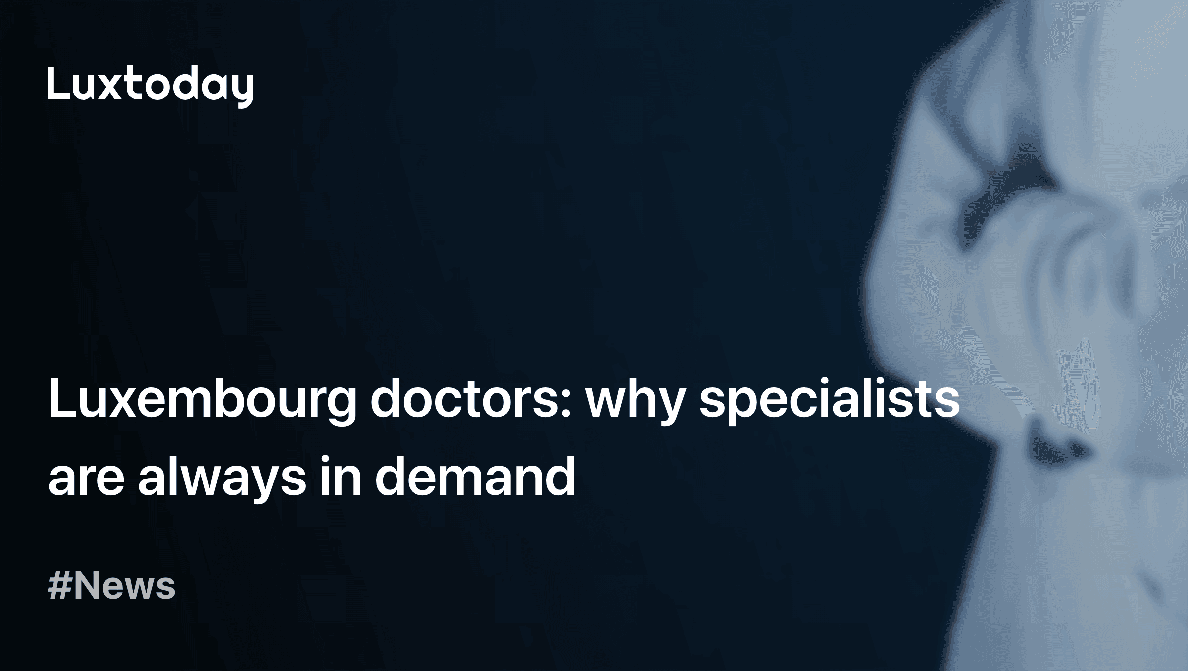 The shortage of doctors in Luxembourg worsens every year. — Luxtoday.lu