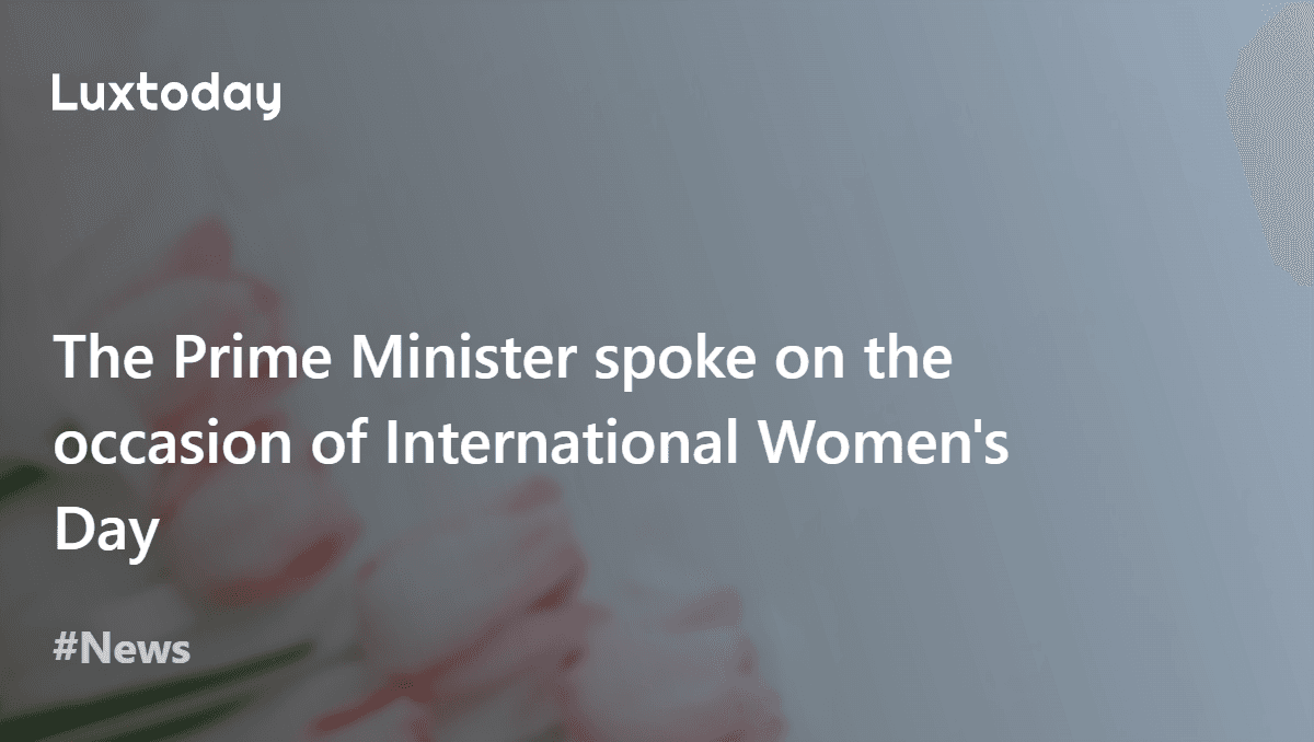 The Prime Minister spoke on the occasion of International Women's Day ...