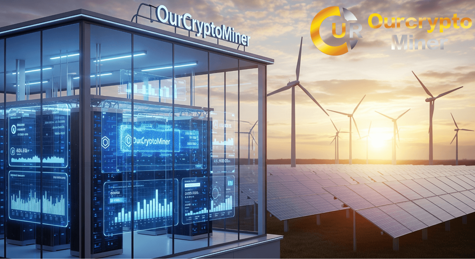 OurCryptoMiner lance une plateforme d'exploitation minière en nuage alimentée par l'IA et axée sur l'énergie verte
